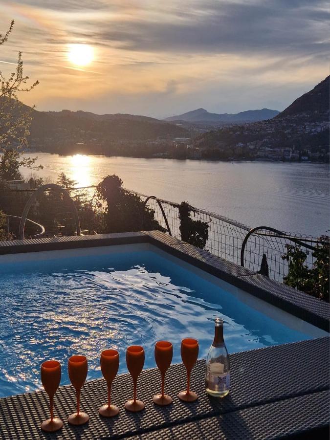 Villa Como, Jacuzzi Spa And Private Pool Blevio Eksteriør bilde